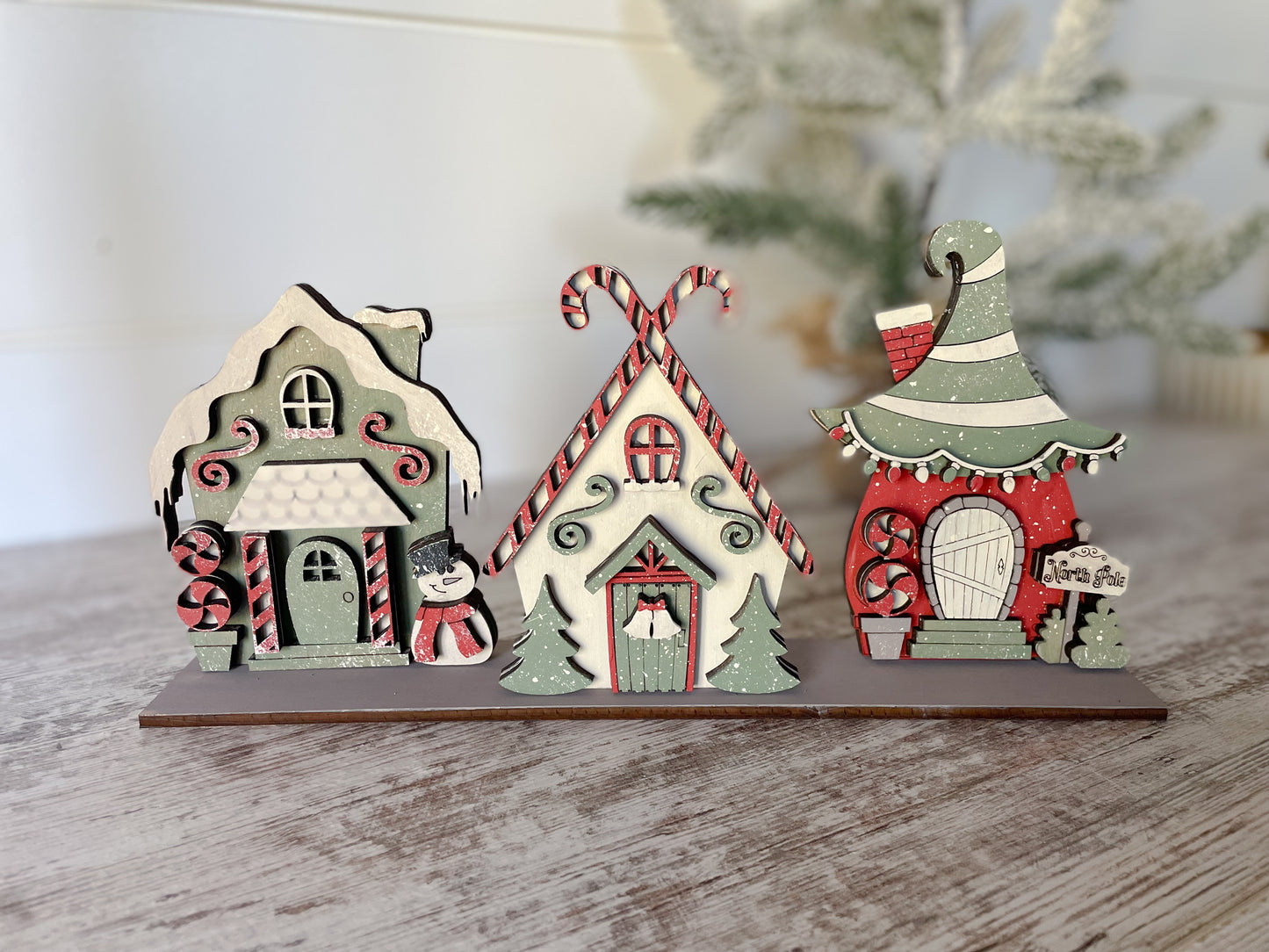 Whimsical Christmas Houses DIY Kit