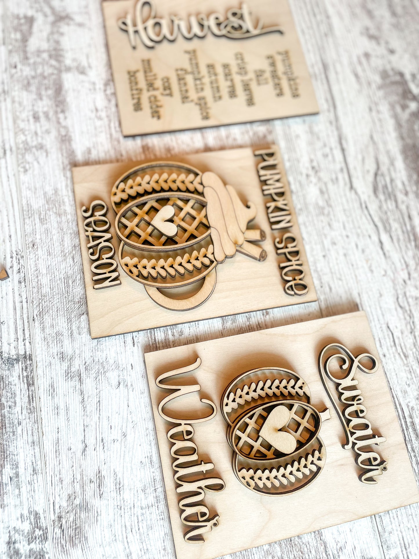 Fall Mini Signs DIY Kit