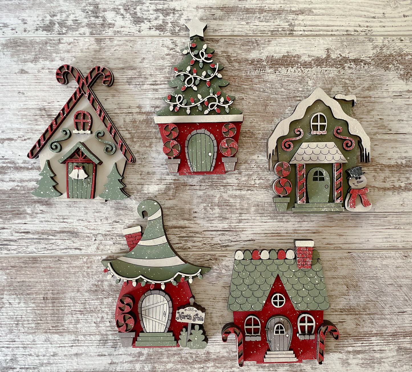 Whimsical Christmas Houses DIY Kit