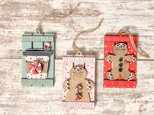 Gingerbread DIY Ornament & Gift Card Holder