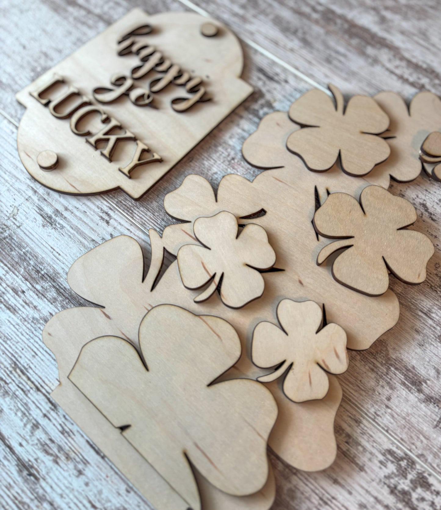 Porch Leaner Interchangeable St. Patrick's Day Add On DIY Kit