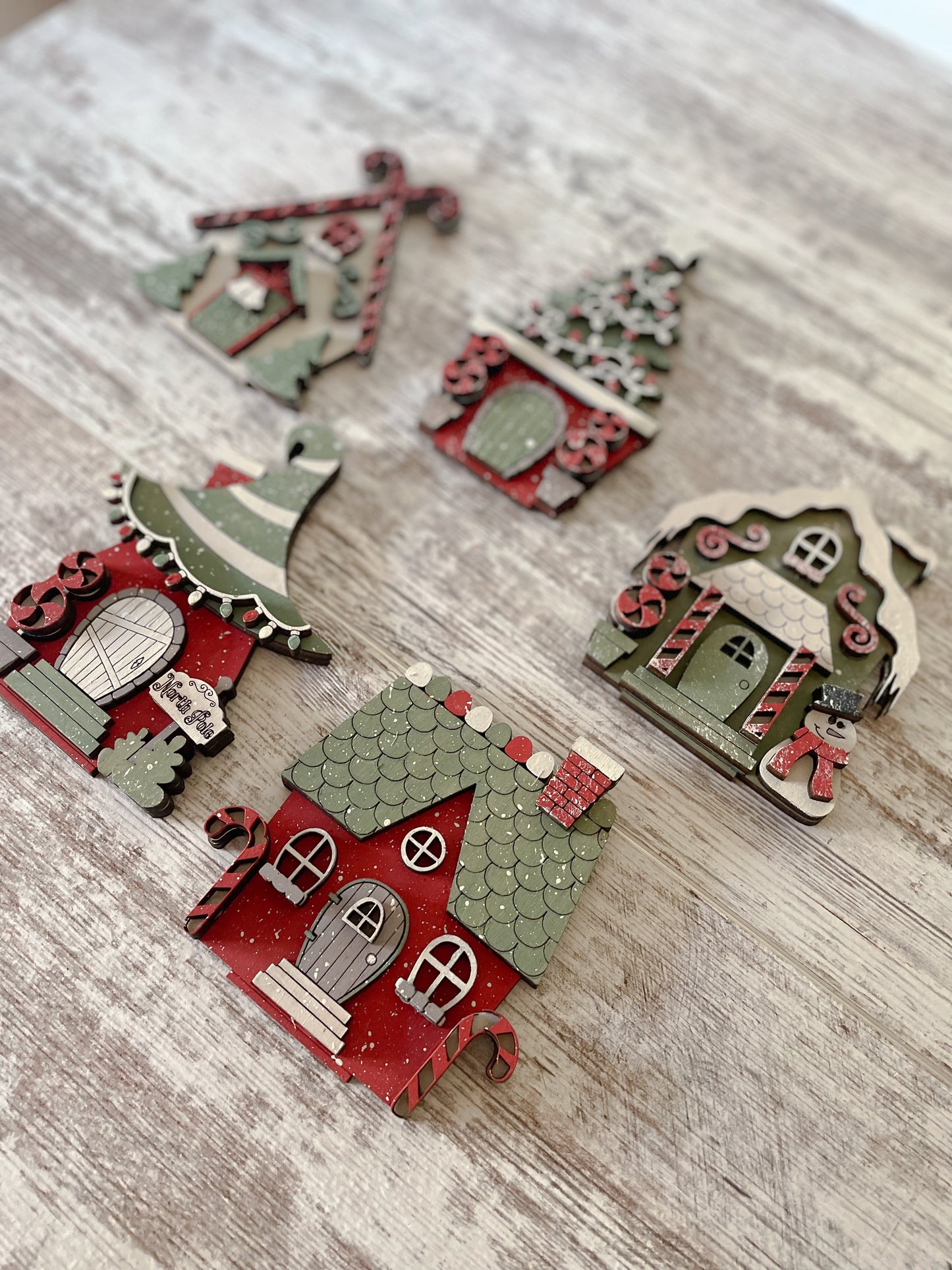 Whimsical Christmas Houses DIY Kit