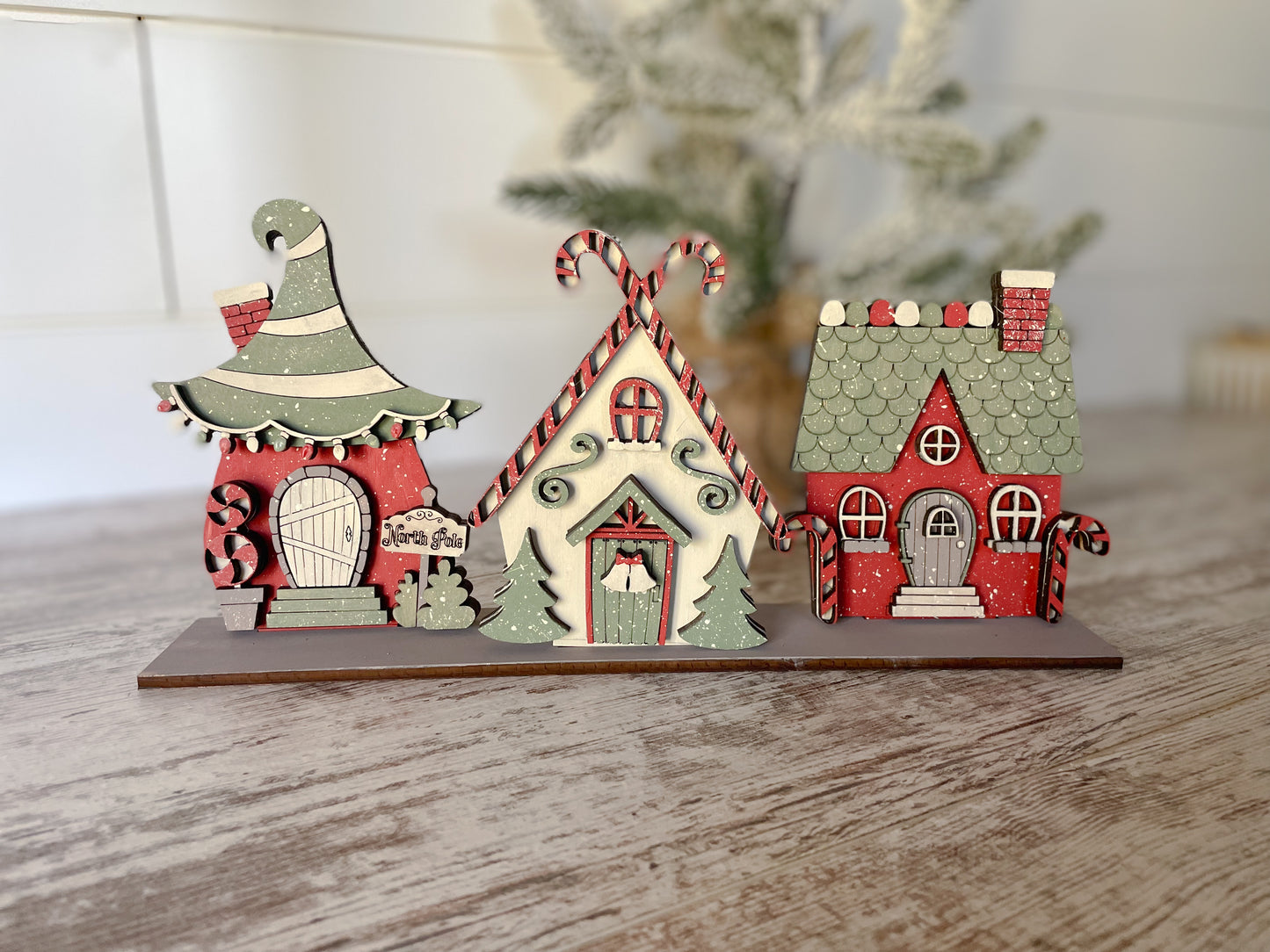 Whimsical Christmas Houses DIY Kit