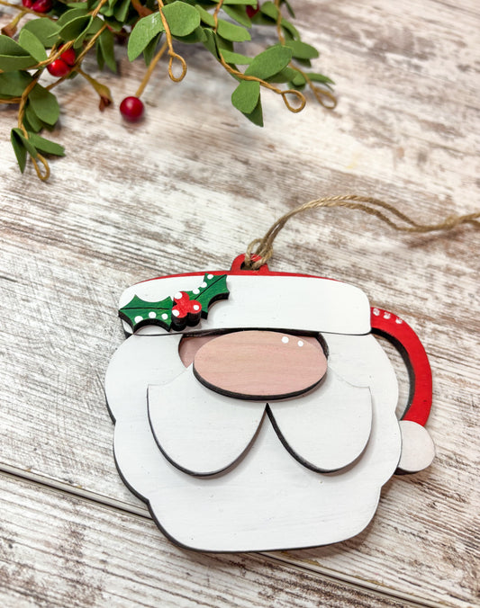 Santa Mug DIY Ornament Kit