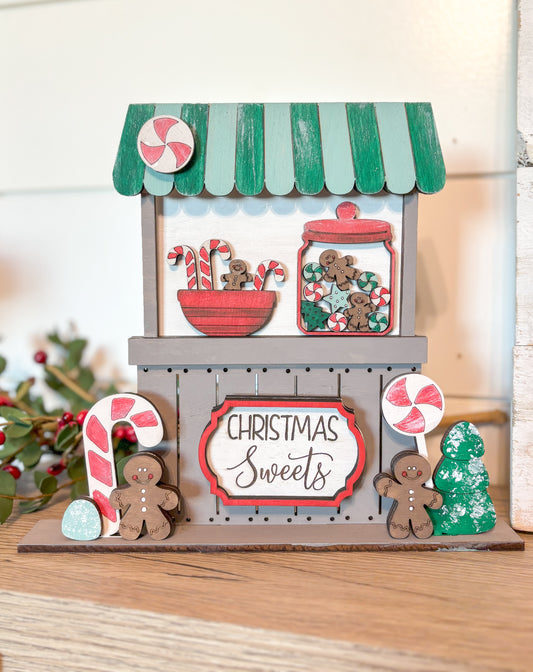 DIY Interchangeable Market Stand Christmas