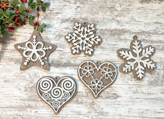 Gingerbread Cookie DIY Ornaments