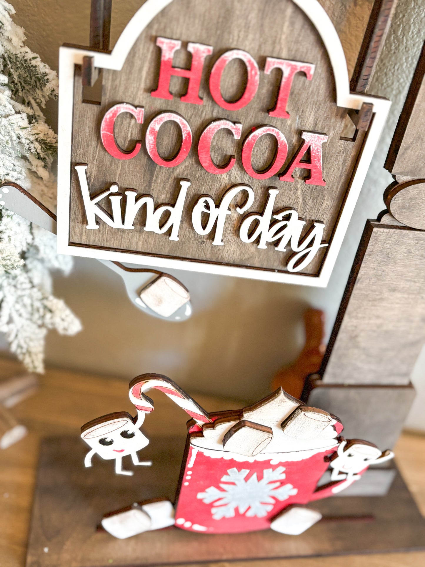 Hot Cocoa DIY Post Interchangeable