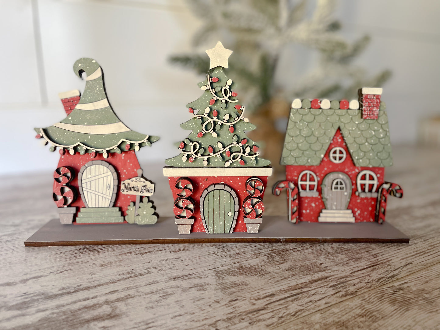 Whimsical Christmas Houses DIY Kit