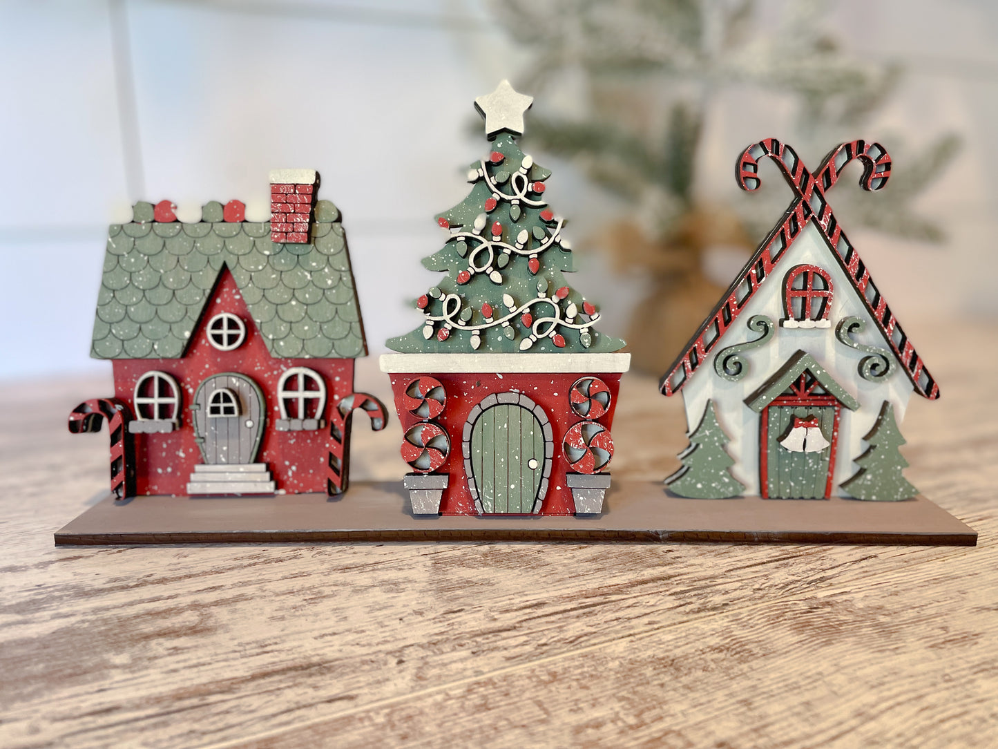 Whimsical Christmas Houses DIY Kit