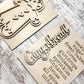 Gingerbread Mini Signs DIY Kit