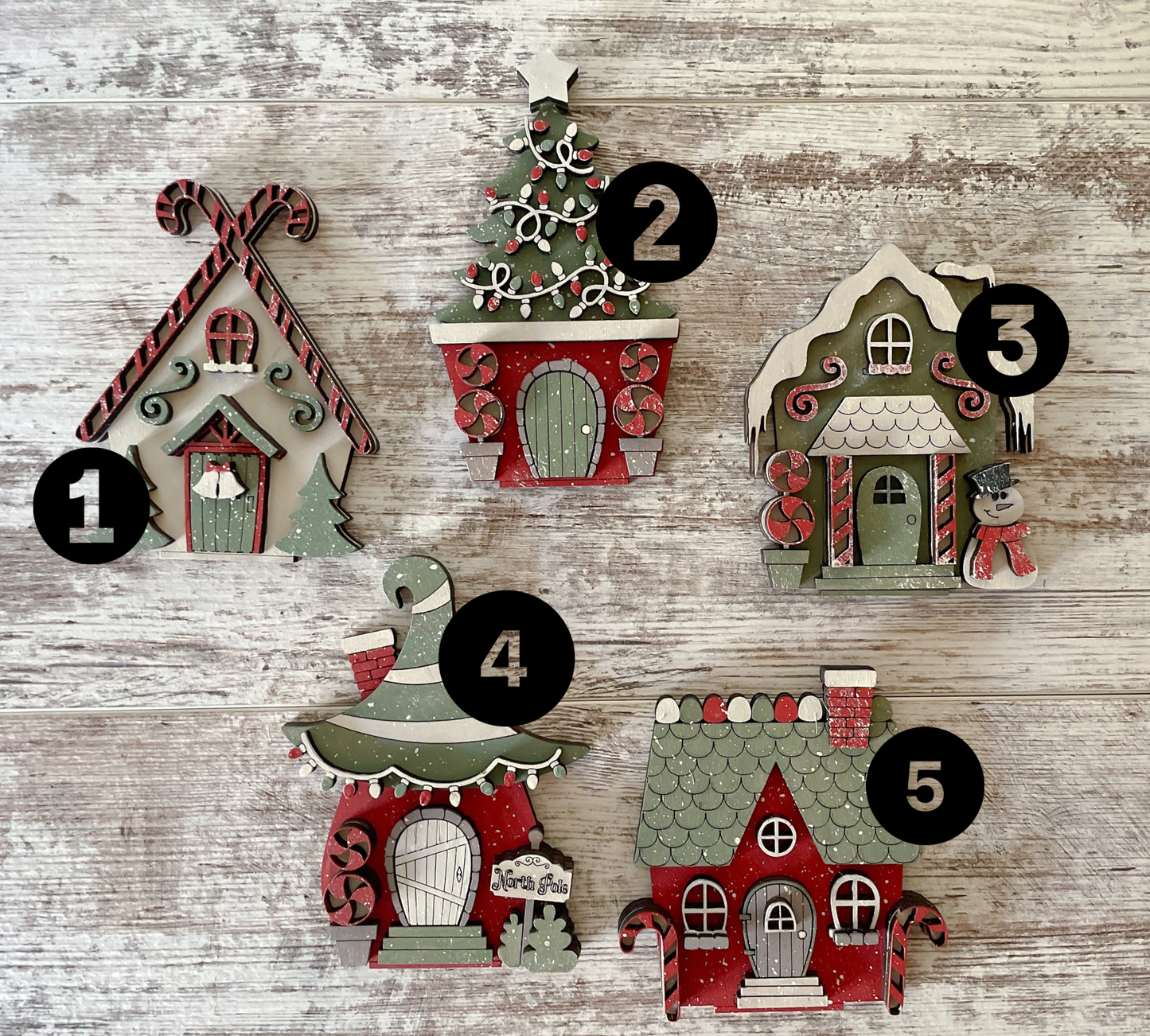 Whimsical Christmas Houses DIY Kit