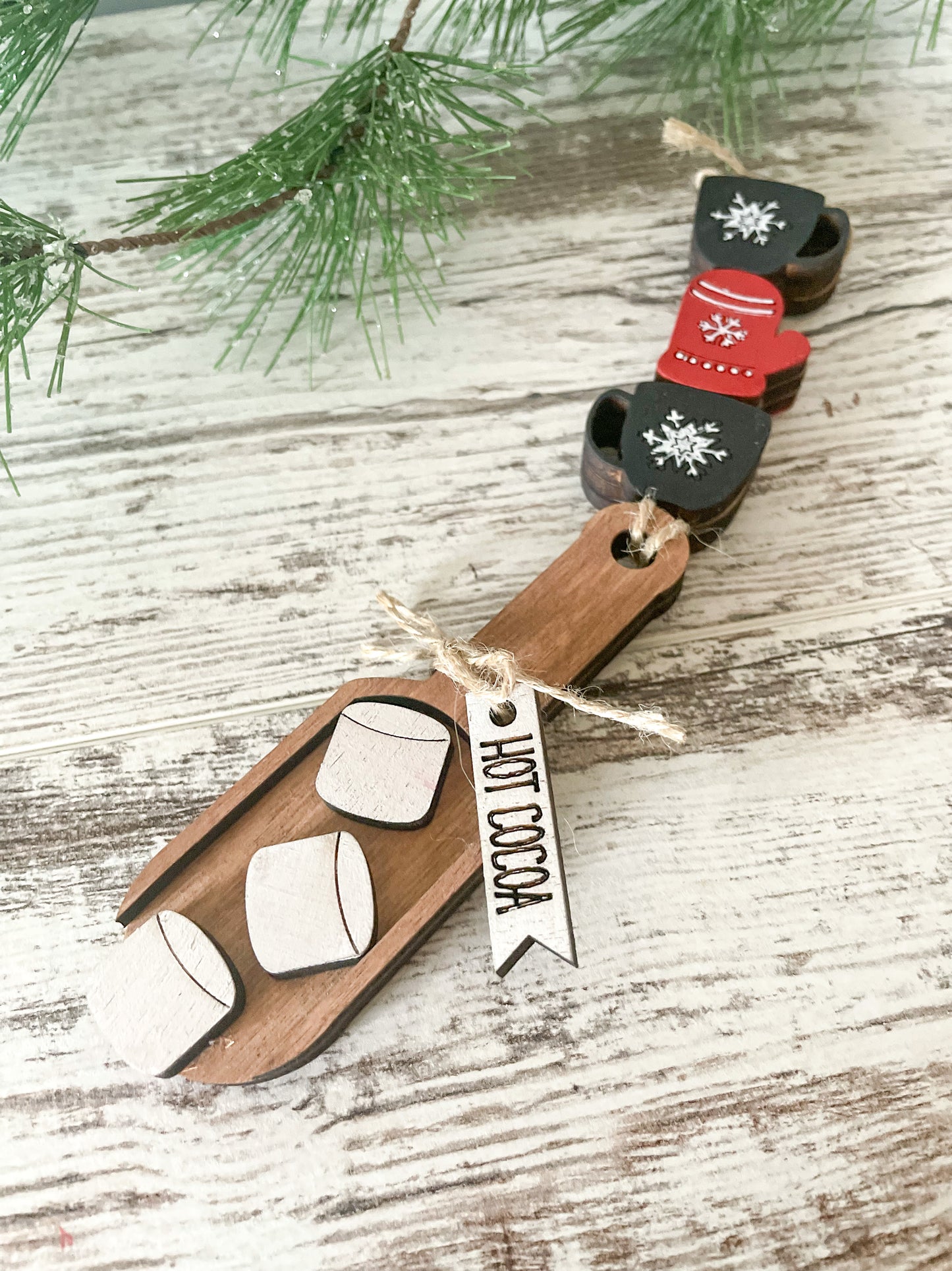 Hot Cocoa Wood Scoop DIY Kit